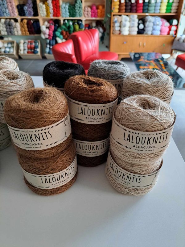 Lalouknits - machinaal gesponnen alpacawol single - Afbeelding 5