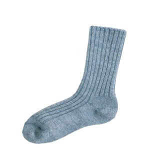 Wollen sokken Blauw melange - Joha