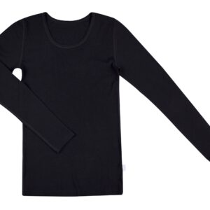 Blouse fine merino black